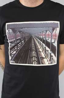 WeSC The Stash Elevated Tracks Tee in Black  Karmaloop   Global 