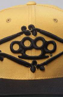 10 Deep The Bones Logo Starter Cap in Yellow  Karmaloop   Global 