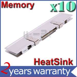 Whole10 x New Silver DDR DDR2 PC Memory Heat Spreader Cooler Cooling 