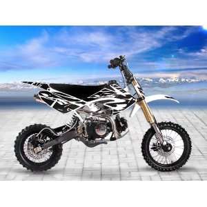 Cross Pit Dirt Bike Motocross 125ccm 4 Takt Motor Weiß  