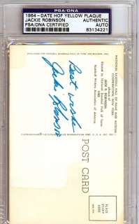   Robinson Autographed Signed HOF Postcard PSA/DNA #83134221  