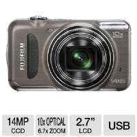 Fujifilm T200 16130716 FinePix Gunmetal Digital Camera   14 Megapixels 