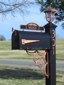 Copper Tone Vintage Style Mailbox Replacement Flag  