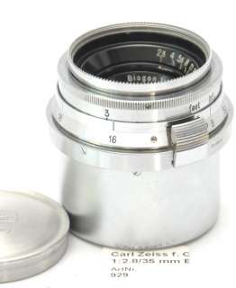 Carl Zeiss f. Contax RF 12,8/35 mm Biogon  