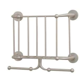 Moorefield Beacon Wall Mount Magazine Rack and Double Toilet Tissue 