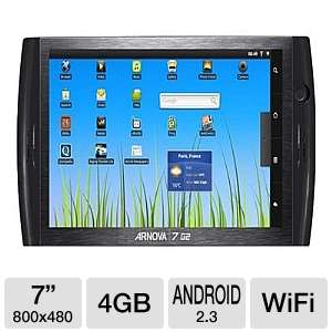 ARNOVA 7 G2   Tablet   Android 2.3   4 GB   7 TFT ( 800 x 480 