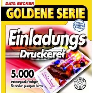 Einladungs Druckerei  Software