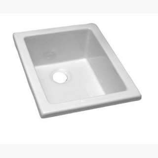 Barclay Products 18 In. X 14 In. Drop In Fire Clay Utility Sink in 