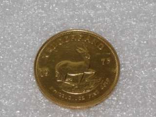   AFRICAN 1 OUNCE FINE GOLD KRUGERRAND COIN (1 OZ PURE GOLD)  