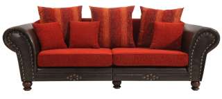 Big Sofa, Couch in XXL, Kolonialstil  