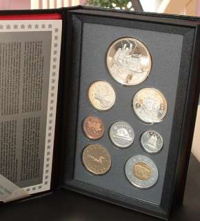 CANADA 1997 PROOF DOUBLE DOLLAR SET ***8 COINS***  