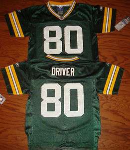 Green Bay Packers Donald Driver Youth Reebok Jersey NWT  