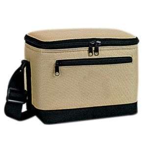 Two Tone Insulated 6 Pack Cooler, Main constructed with  