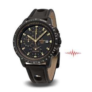 Kronsegler Castor Alarm Chronograph PVD schwarz   onyx  