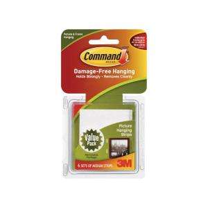 Command Medium 3 lb. Picture Hanging Strips (6 Pack) 17204 at The Home 