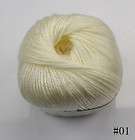 New 1x50g 1 ball Silk wool cashmere cotton baby yarn Knitting Milk 