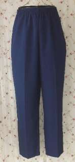 Womens Plus Sz 20W Navy Blue Dress Slacks Pants ALIA  