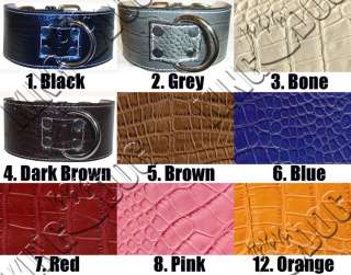   Dog Collar Plain + D Ring Pitbull Rot Choose From 9 Colors  