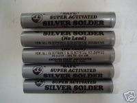 Tubes 1 oz. Silver Solder No Lead NEW  