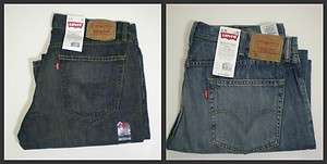 New Levis 559 Mens Blue Denim Jeans Relaxed Fit Straight Leg 32 34 36 