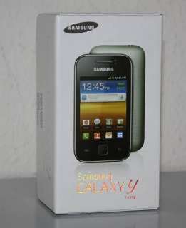 Samsung Galaxy Y young GT S5360 metallic grey grau Handy Smartphone 