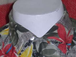 60s Vintage Penneys Hawaiian Shirt Japan Rayon Loop L  