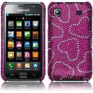 Samsung i9000 Galaxy S Diamant Herz Design Pink Teil der ConsumerStore 