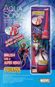 Spider Man AquaSonic Water Jet Toothbrush Print Ad  