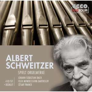   CD) Albert Schweitzer, Johann Sebastian Bach, n.a.  Musik