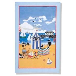 000PAJ Punch and Judy Tea Towel Urlaub Sommerurlaub Strand Küste 