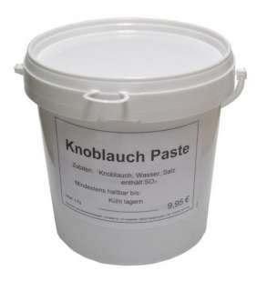 Kg Knoblauch Paste  