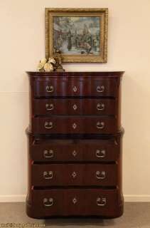 Federal Mahogany Tall Chest on Chest or Highboy  