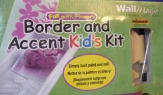Wagner Wall Magic Border & Accents Kids Kit Decor Flowers Clouds 