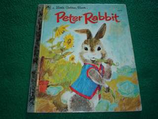 Peter Rabbit, Little Golden Book, 1970, 9780307030719  
