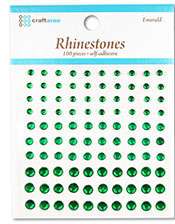 100 Adhesive Rhinestones 17 Colors U Pick Craftaroo LOT  