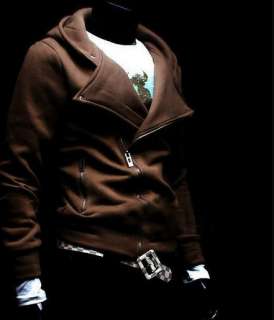 NWT Mens Korea Casual Slim Fit Hoodie Hoody Sweats Outerwear Jacket 