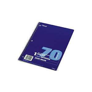 MEAD 1 SUBJECT SPIRAL NOTEBOOK WIDE RULED 70  