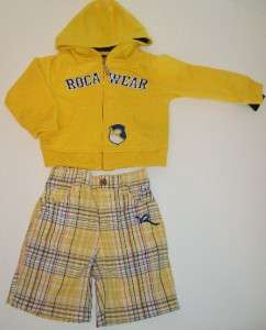 Baby boys Rocawear lot Jacket shorts shirt, 18 mos, NWT  