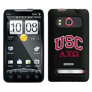  USC Alpha Chi Omega letters on HTC Evo 4G Case 