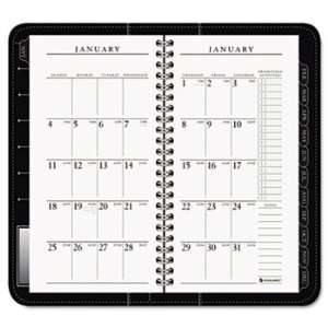  Executive Recycled Weekly/Monthly Appointment Book, Black 