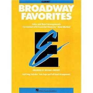  Essential Elements Broadway Favorites Clarinet [Paperback 