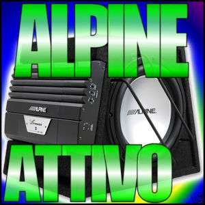 ALPINE SUBWOOFER ATTIVO AMPLIFICATO IN CASSA REFLEX 30  