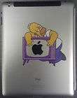 ipad tablet laptop window car vinyl decal homer simpsons apple sticker 