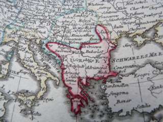   Ancienne Gravure Carte Europe époque 1820