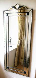 CHIC ART DECO STYLE 5FT TALL WALL MIRROR  