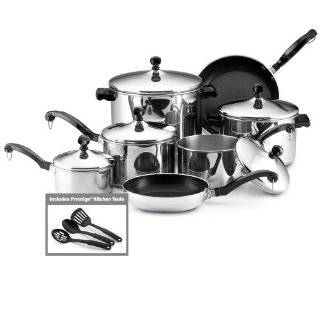 Farberware Classic Stainless Steel 17 Piece Cookware Set  