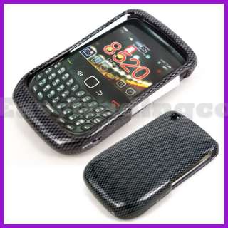 Hard Case Blackberry 8520 8530 9300 Curve Carbon Fiber  