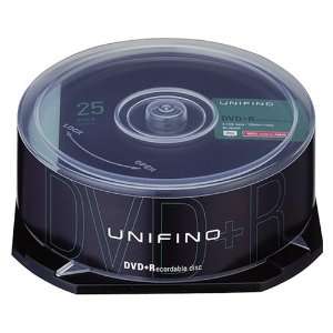  Unifino 4.7GB 8x DVD+R (25 Pack) Electronics