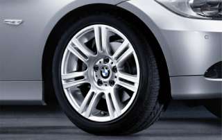 1x BMW Genuine Alloy Wheel 17 M Double Spoke 194 Rear E90 3 Series 