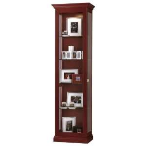  Howard Miller 680 436 Seasons   Chili Red Curio Cabinet 